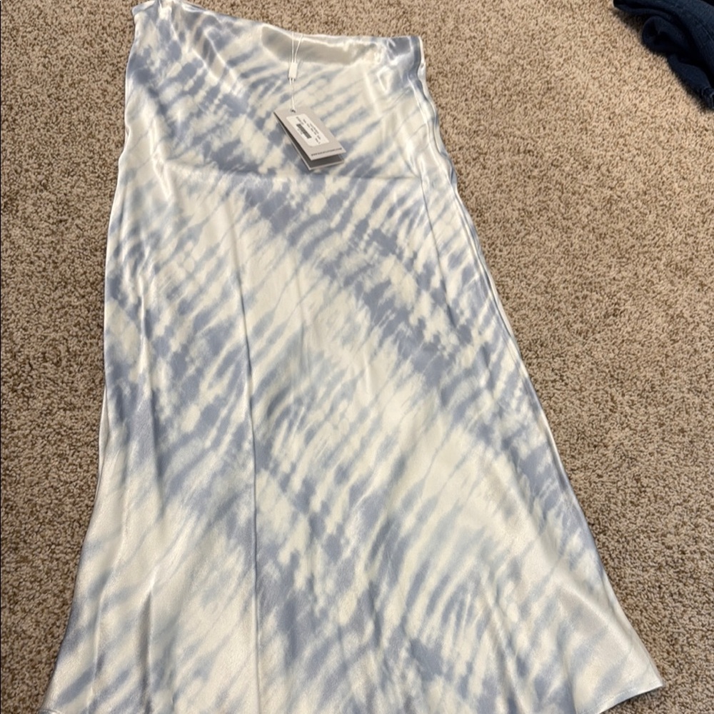 Rails Elegant Blue and White Tie-Dye Skirt